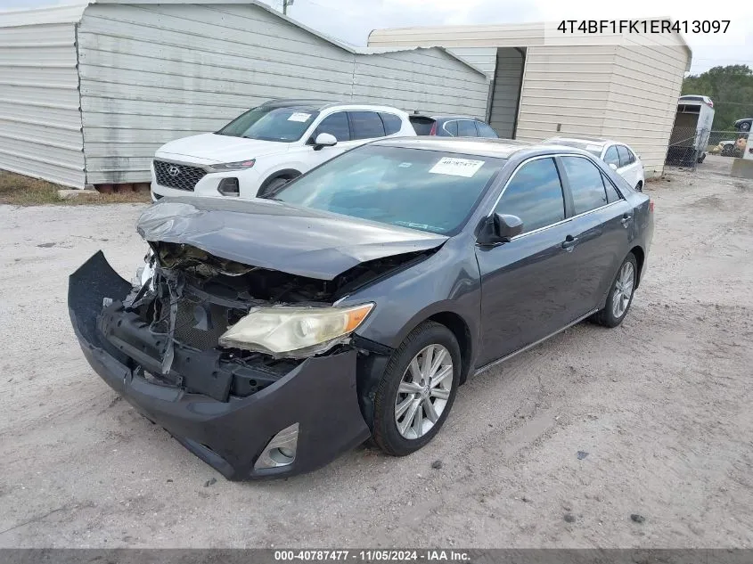 2014 Toyota Camry Xle VIN: 4T4BF1FK1ER413097 Lot: 40787477