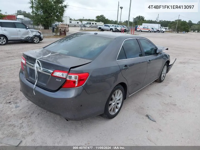 2014 Toyota Camry Xle VIN: 4T4BF1FK1ER413097 Lot: 40787477