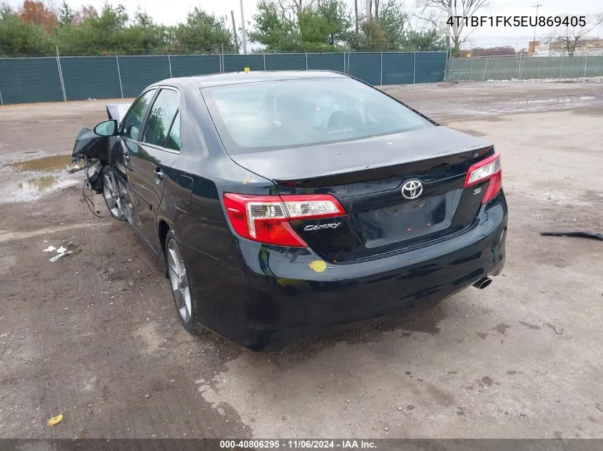 2014 Toyota Camry Se Sport VIN: 4T1BF1FK5EU869405 Lot: 40806295