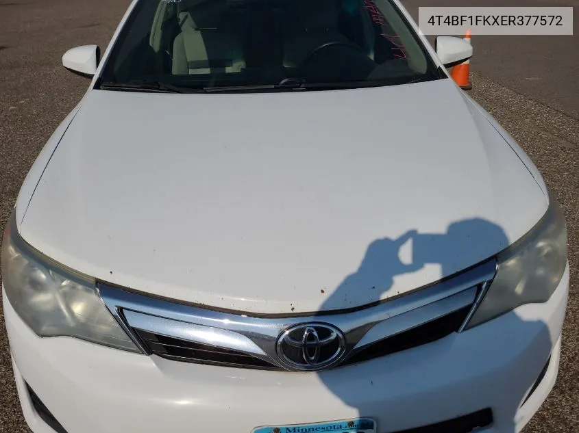 2014 Toyota Camry L/Se/Le/Xle VIN: 4T4BF1FKXER377572 Lot: 40816941