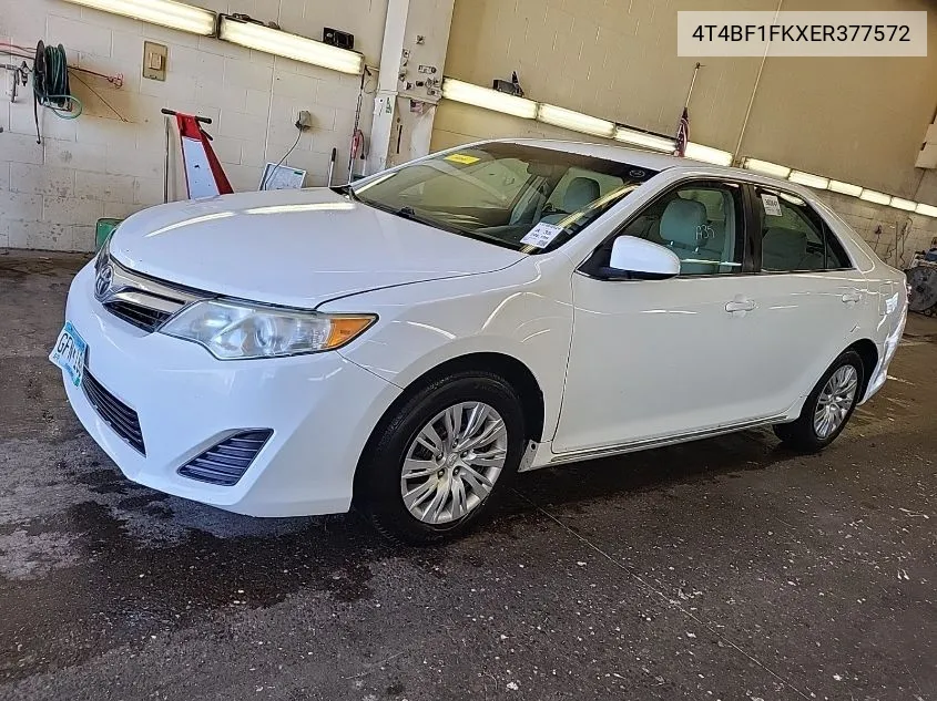 2014 Toyota Camry L/Se/Le/Xle VIN: 4T4BF1FKXER377572 Lot: 40816941