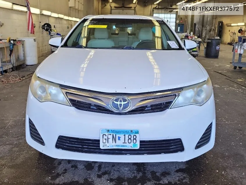 2014 Toyota Camry L/Se/Le/Xle VIN: 4T4BF1FKXER377572 Lot: 40816941