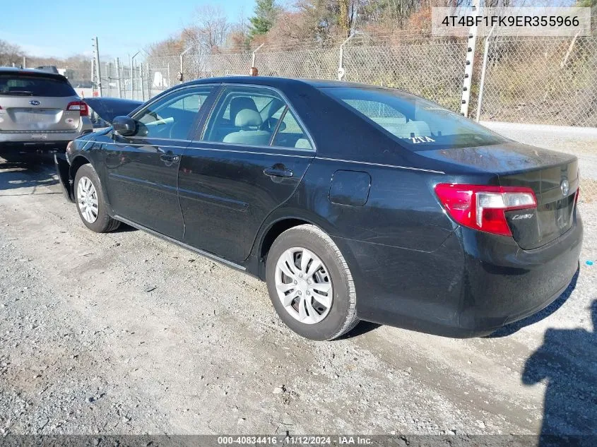 2014 Toyota Camry Le VIN: 4T4BF1FK9ER355966 Lot: 40834416