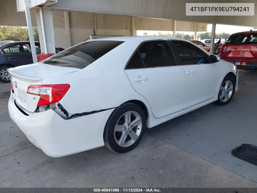 4T1BF1FK9EU794241 2014 Toyota Camry Se