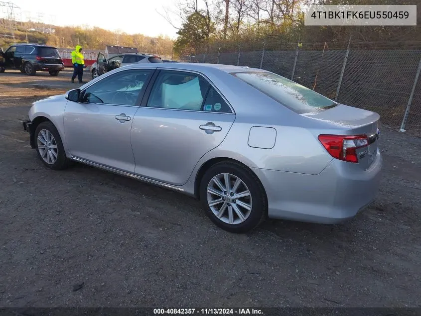 2014 Toyota Camry Xle V6 VIN: 4T1BK1FK6EU550459 Lot: 40842357