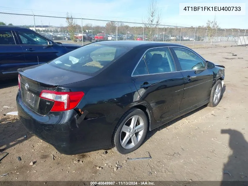 4T1BF1FK1EU400733 2014 Toyota Camry Se