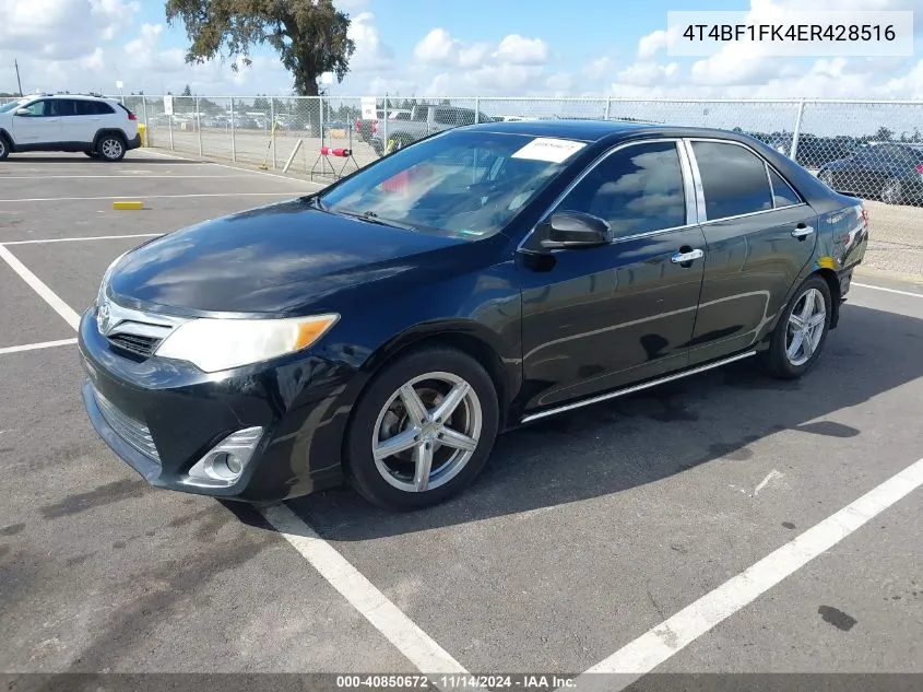 2014 Toyota Camry Xle VIN: 4T4BF1FK4ER428516 Lot: 40850672