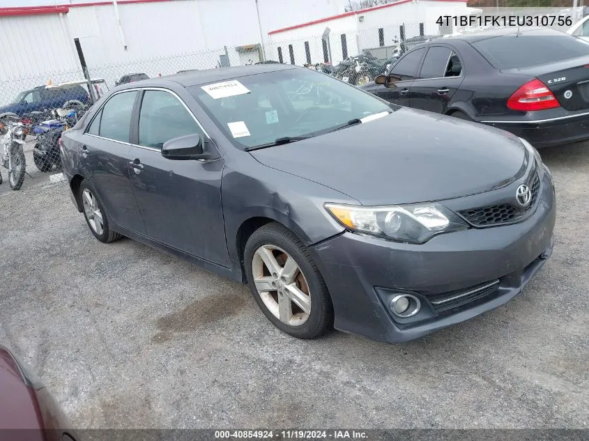 2014 Toyota Camry Se VIN: 4T1BF1FK1EU310756 Lot: 40854924