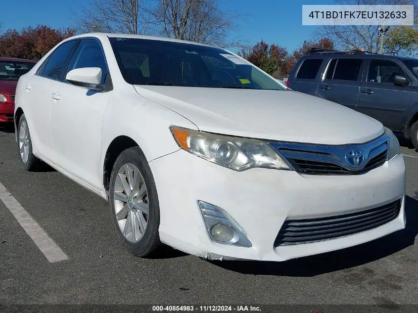 2014 Toyota Camry Hybrid Xle VIN: 4T1BD1FK7EU132633 Lot: 40854983