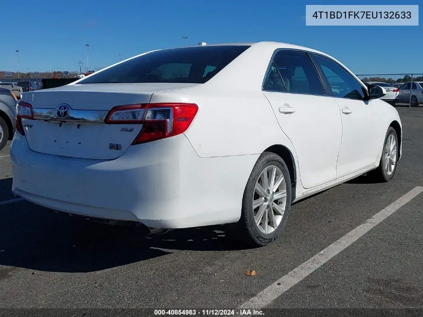 2014 Toyota Camry Hybrid Xle VIN: 4T1BD1FK7EU132633 Lot: 40854983