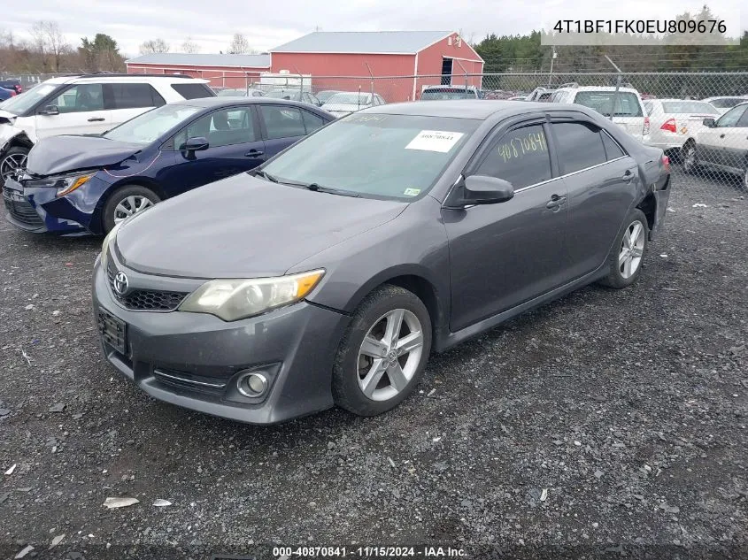 2014 Toyota Camry Se VIN: 4T1BF1FK0EU809676 Lot: 40870841