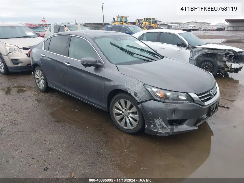 2014 Toyota Camry Se VIN: 4T1BF1FK8EU758119 Lot: 40895995