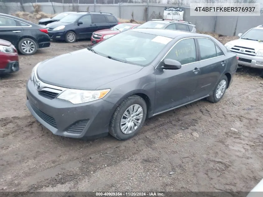 2014 Toyota Camry Le VIN: 4T4BF1FK8ER376937 Lot: 40909354