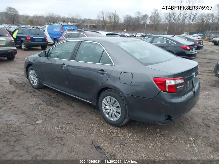 2014 Toyota Camry Le VIN: 4T4BF1FK8ER376937 Lot: 40909354