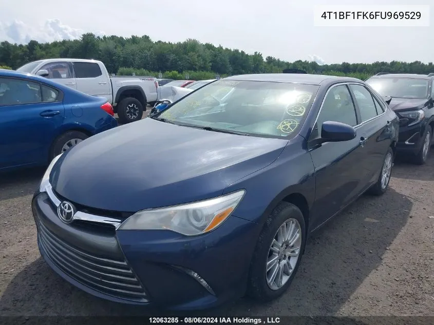 2015 Toyota Camry Le VIN: 4T1BF1FK6FU969529 Lot: 12063285