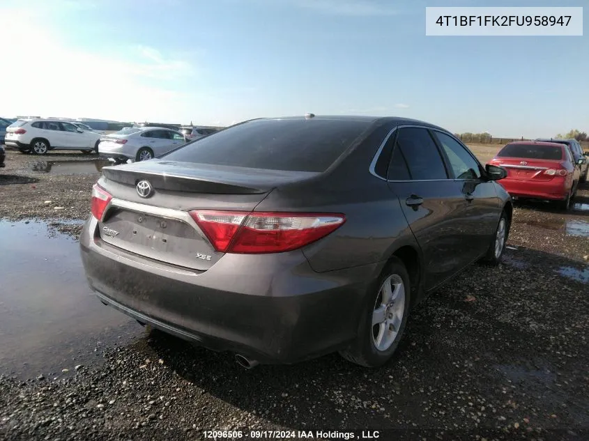 4T1BF1FK2FU958947 2015 Toyota Camry Le/Xle/Se/Xse