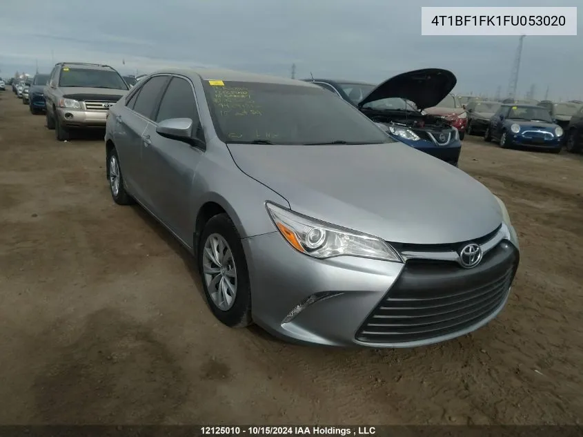 2015 Toyota Camry Le/Xle/Se/Xse VIN: 4T1BF1FK1FU053020 Lot: 12125010