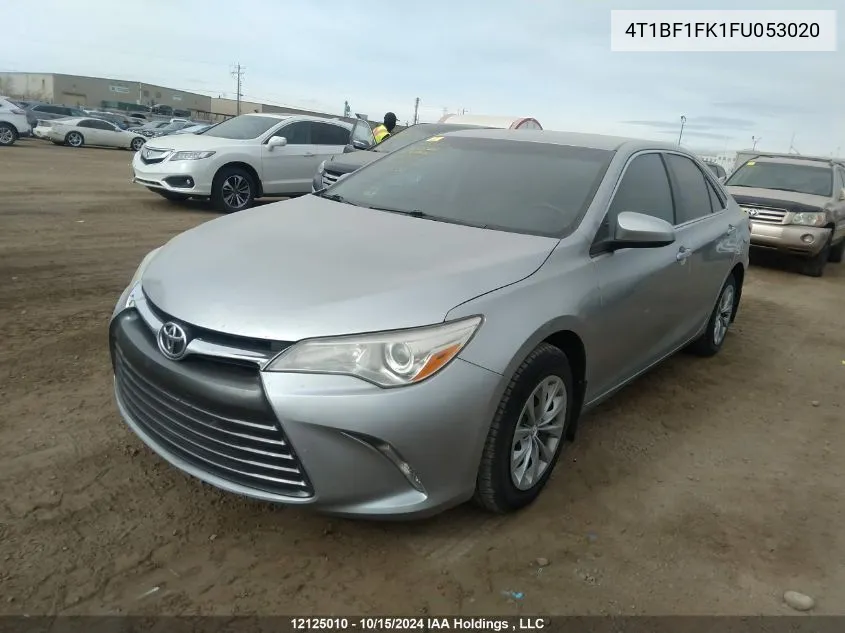 2015 Toyota Camry Le/Xle/Se/Xse VIN: 4T1BF1FK1FU053020 Lot: 12125010