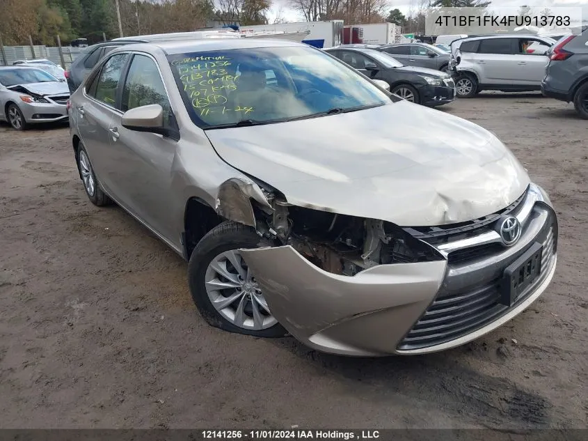 2015 Toyota Camry Le VIN: 4T1BF1FK4FU913783 Lot: 12141256