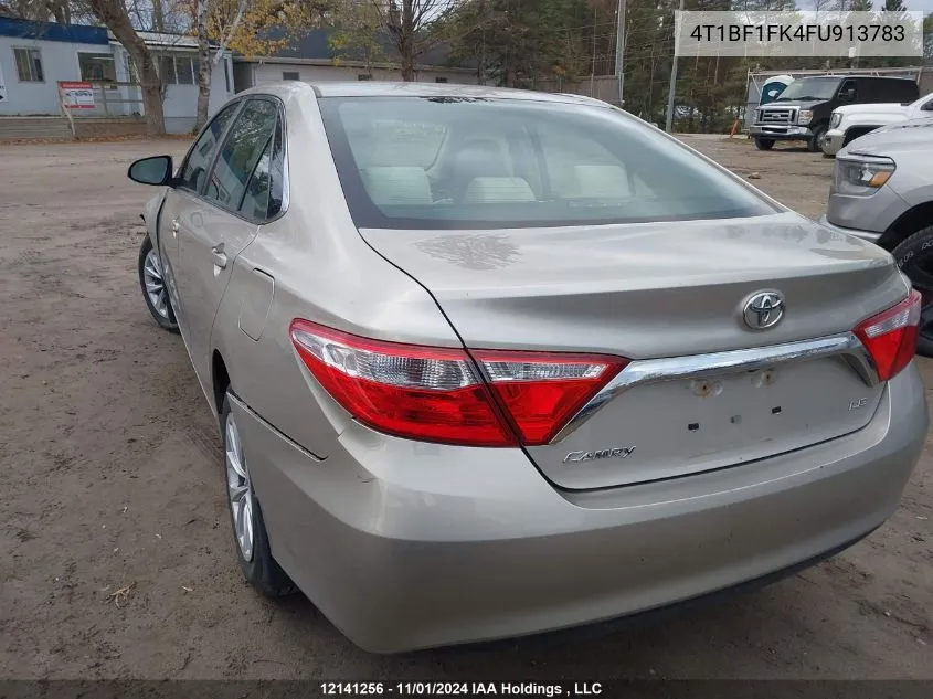 2015 Toyota Camry Le VIN: 4T1BF1FK4FU913783 Lot: 12141256