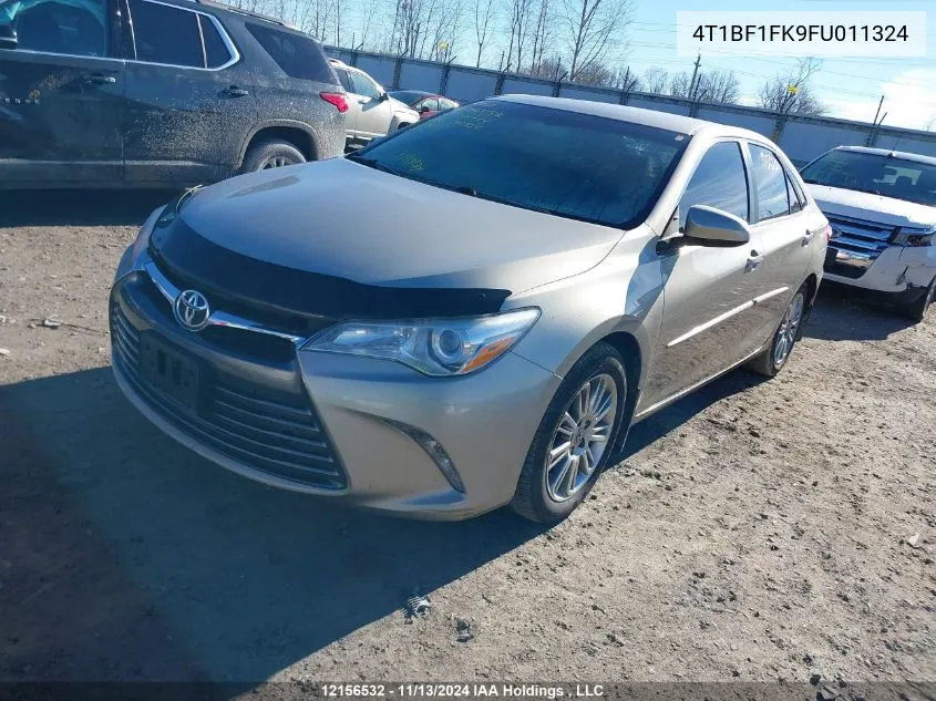 2015 Toyota Camry Le VIN: 4T1BF1FK9FU011324 Lot: 12156532