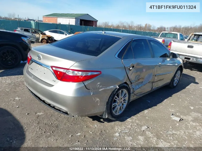 2015 Toyota Camry Le VIN: 4T1BF1FK9FU011324 Lot: 12156532