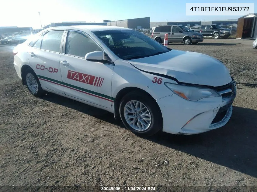 2015 Toyota Camry Le/Xle/Se/Xse VIN: 4T1BF1FK1FU953772 Lot: 30049006