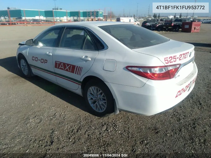 2015 Toyota Camry Le/Xle/Se/Xse VIN: 4T1BF1FK1FU953772 Lot: 30049006