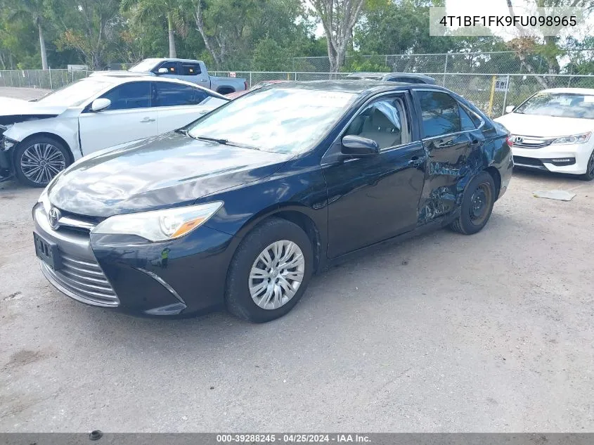 4T1BF1FK9FU098965 2015 Toyota Camry Le