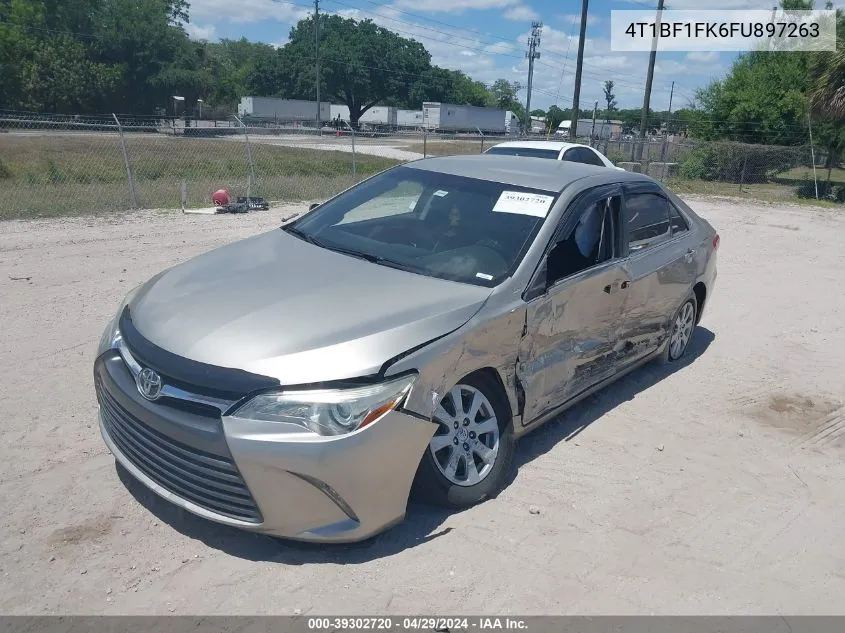 2015 Toyota Camry Le VIN: 4T1BF1FK6FU897263 Lot: 39302720