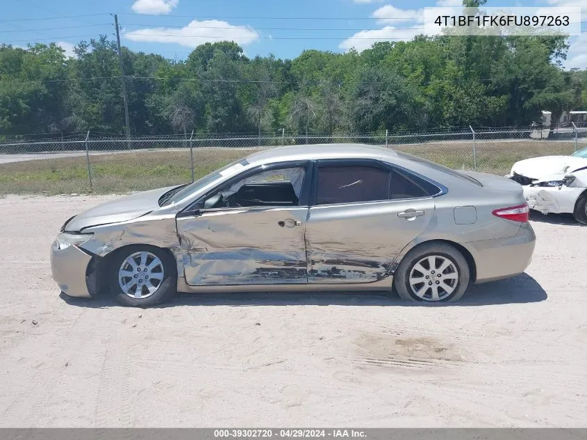 2015 Toyota Camry Le VIN: 4T1BF1FK6FU897263 Lot: 39302720