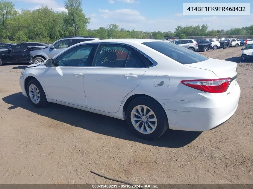 4T4BF1FK9FR468432 2015 Toyota Camry Le