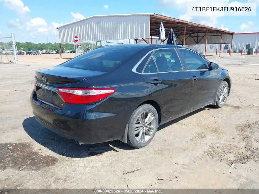 4T1BF1FK3FU916626 2015 Toyota Camry Se