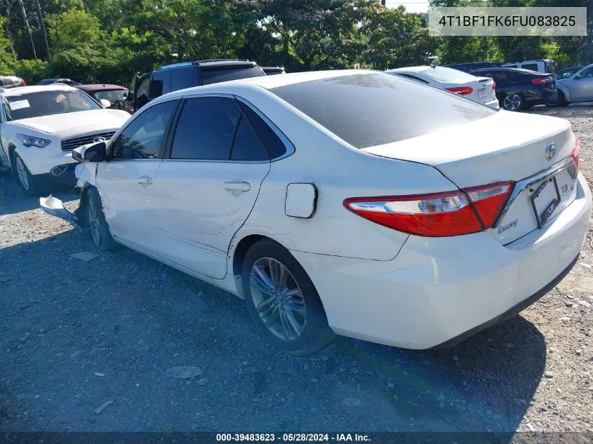 2015 Toyota Camry Se VIN: 4T1BF1FK6FU083825 Lot: 39483623