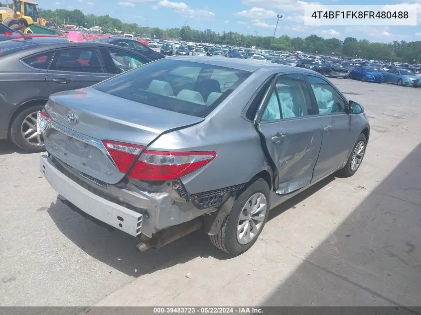 4T4BF1FK8FR480488 2015 Toyota Camry Le