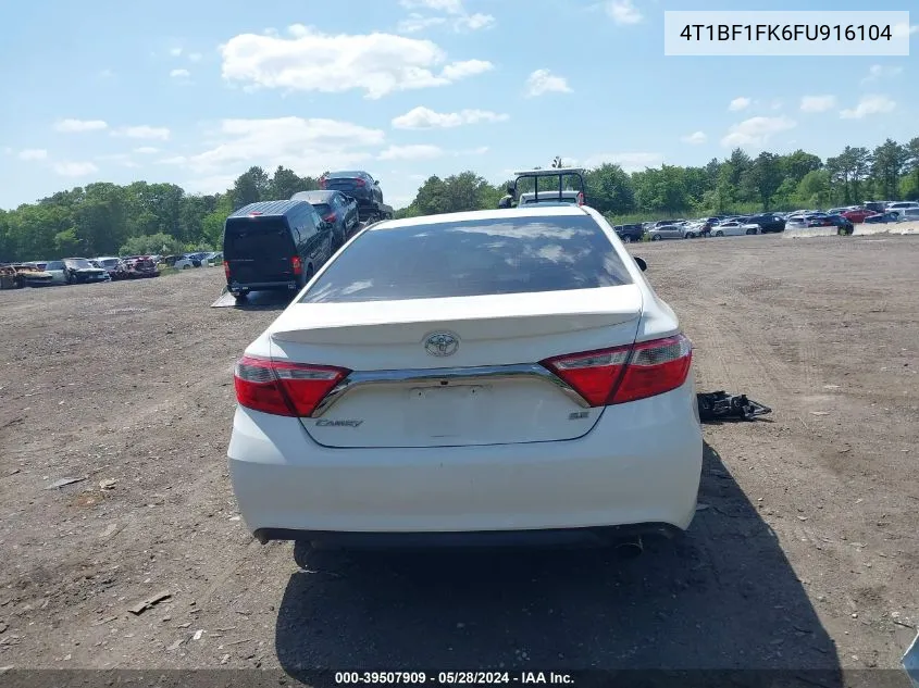 4T1BF1FK6FU916104 2015 Toyota Camry Se