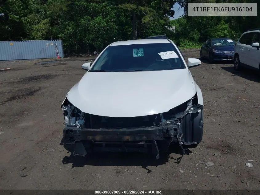 4T1BF1FK6FU916104 2015 Toyota Camry Se