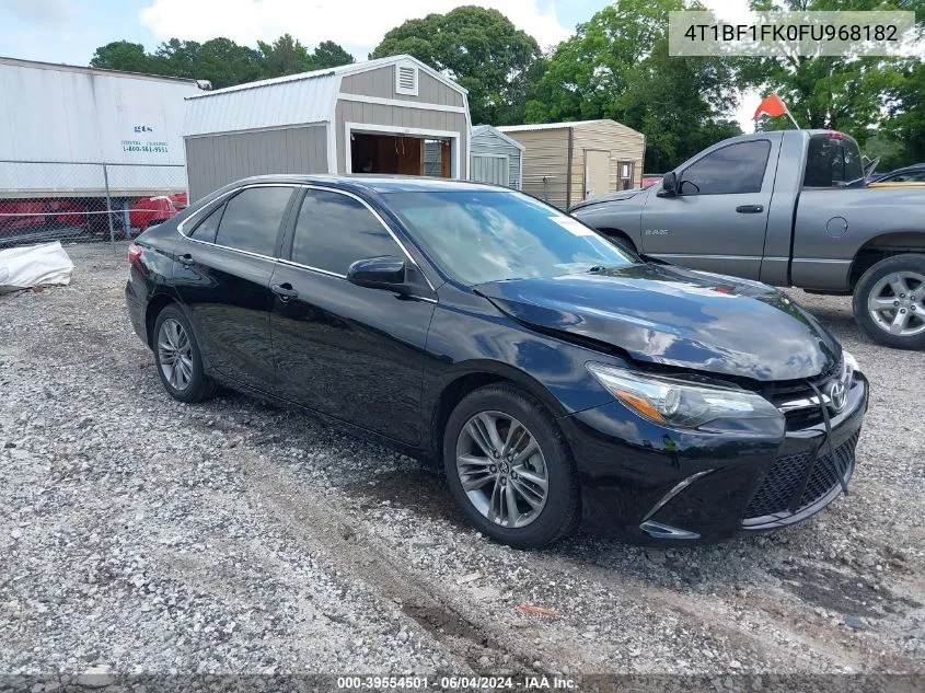 2015 Toyota Camry Se VIN: 4T1BF1FK0FU968182 Lot: 39554501