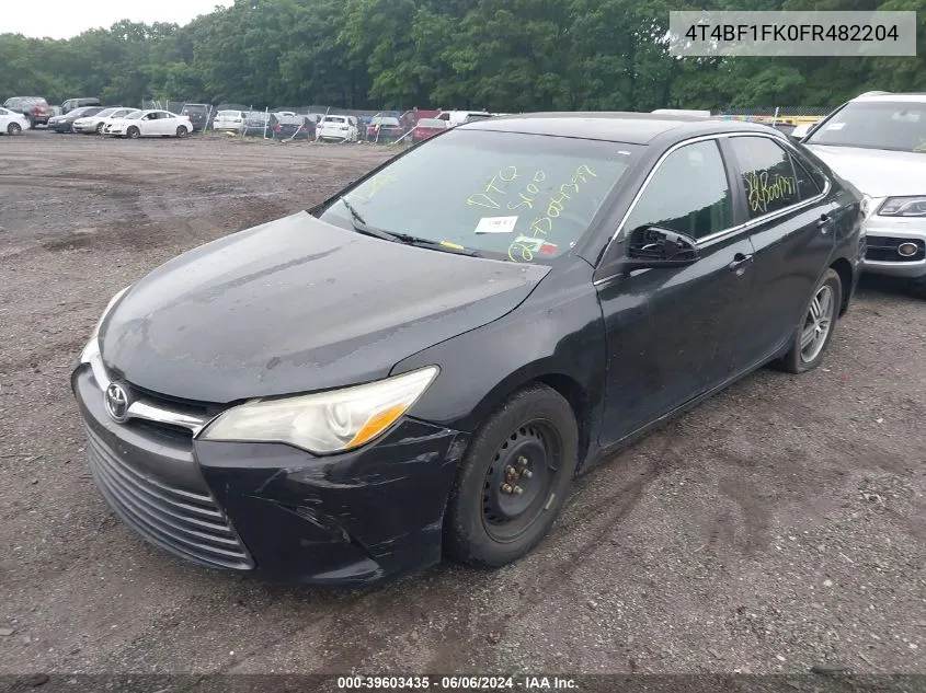 4T4BF1FK0FR482204 2015 Toyota Camry Le