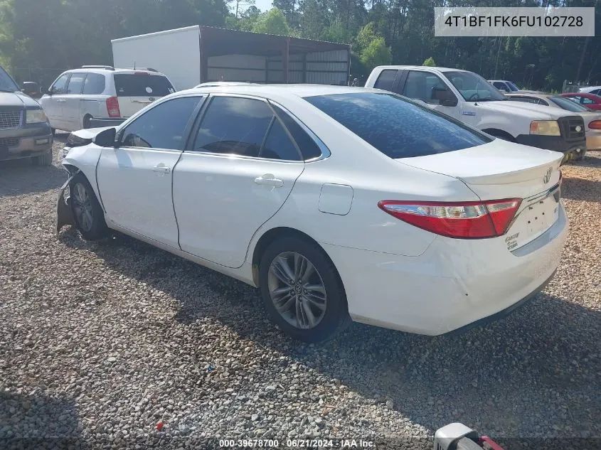 4T1BF1FK6FU102728 2015 Toyota Camry Se