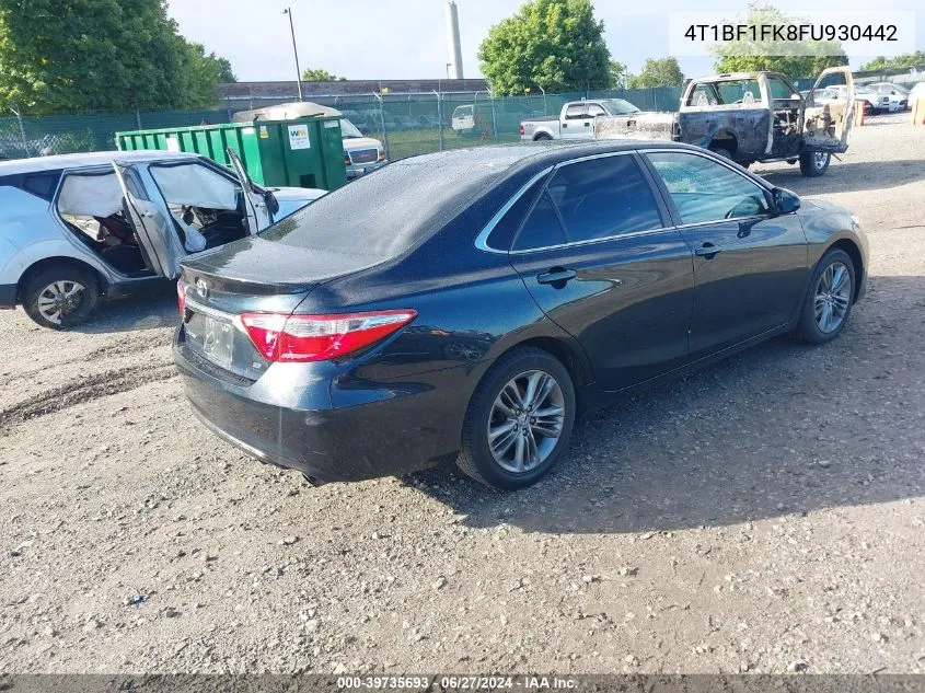 4T1BF1FK8FU930442 2015 Toyota Camry Se