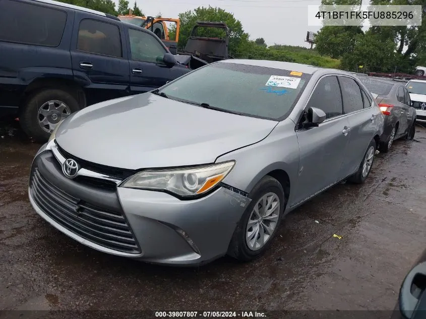 2015 Toyota Camry Le VIN: 4T1BF1FK5FU885296 Lot: 39807807