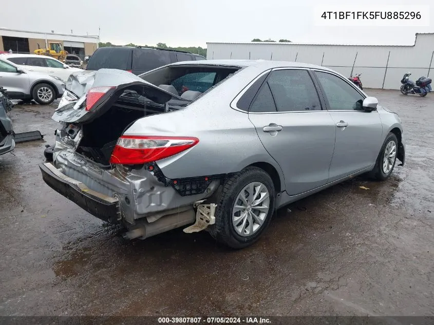 2015 Toyota Camry Le VIN: 4T1BF1FK5FU885296 Lot: 39807807