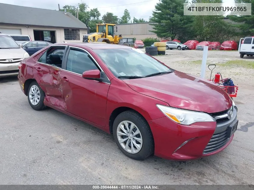 2015 Toyota Camry Le VIN: 4T1BF1FK0FU969865 Lot: 39844444