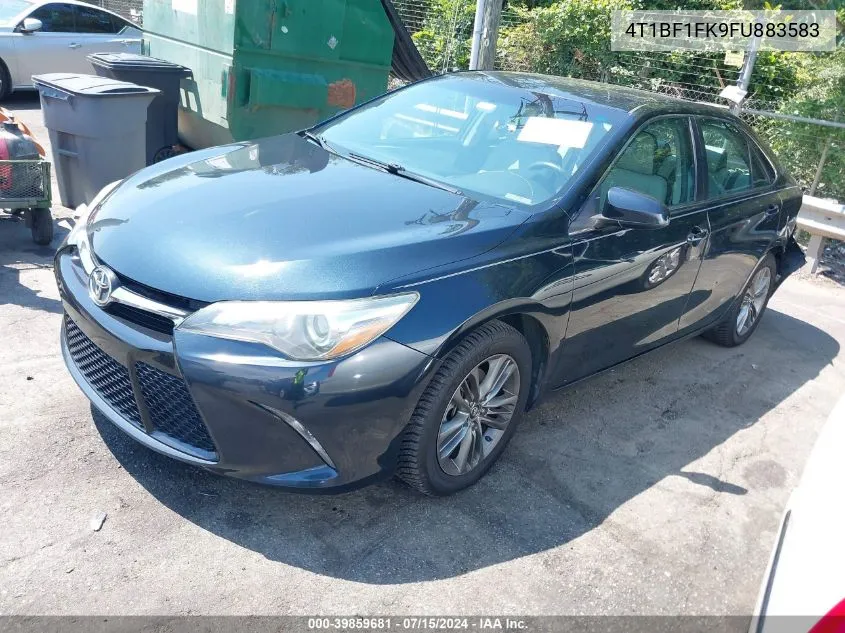 2015 Toyota Camry Se VIN: 4T1BF1FK9FU883583 Lot: 39859681