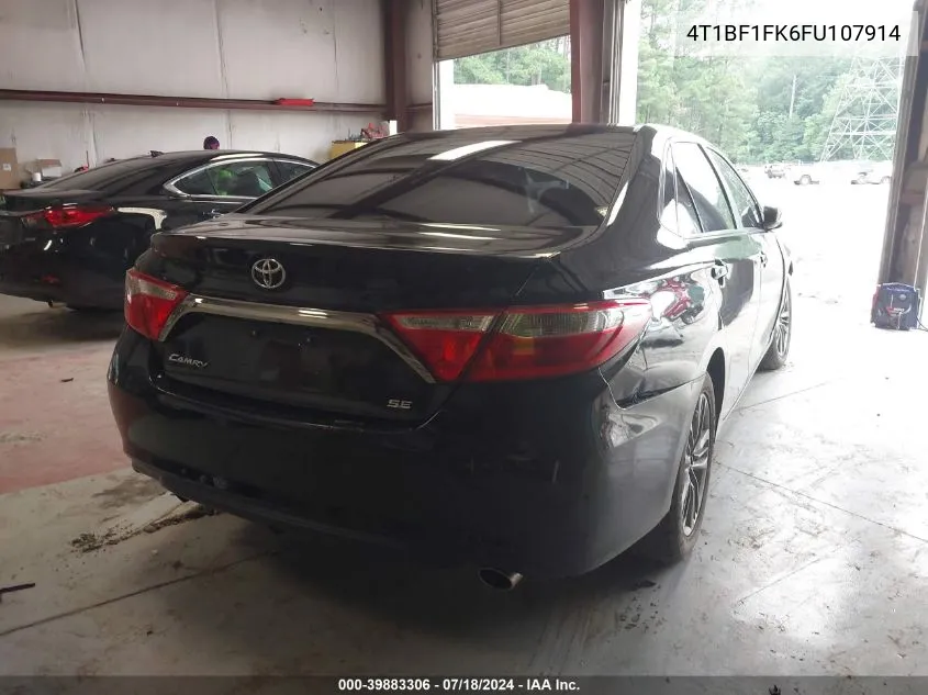 2015 Toyota Camry Se VIN: 4T1BF1FK6FU107914 Lot: 39883306