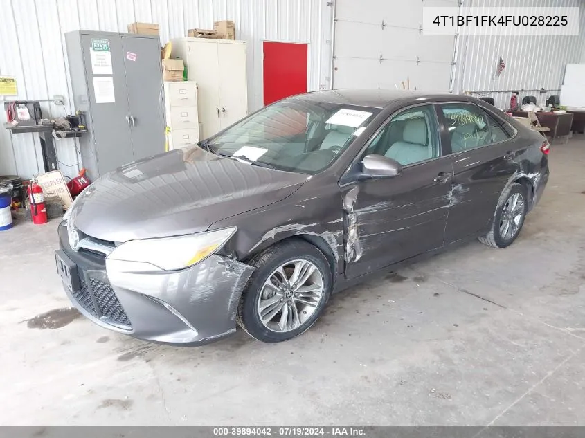 4T1BF1FK4FU028225 2015 Toyota Camry Se