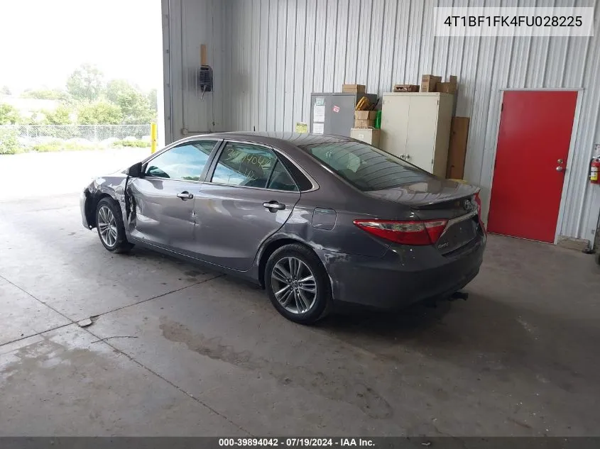 4T1BF1FK4FU028225 2015 Toyota Camry Se