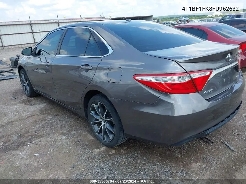 2015 Toyota Camry Xse VIN: 4T1BF1FK8FU962632 Lot: 39905704