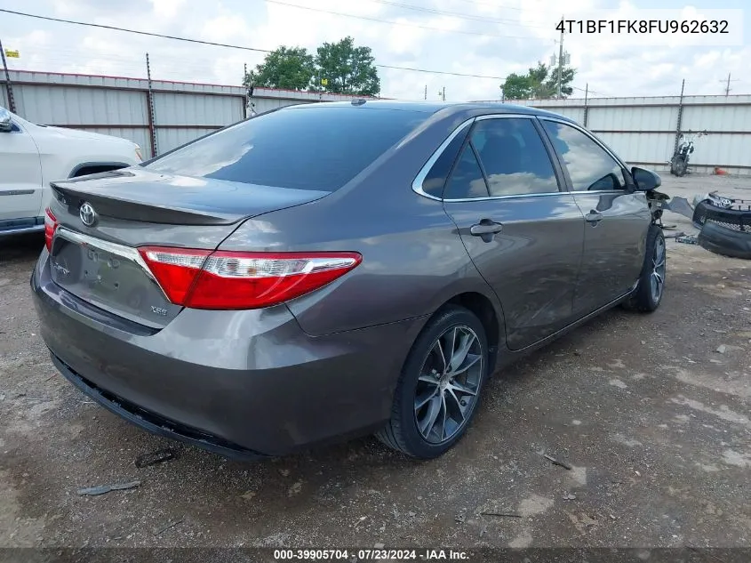 2015 Toyota Camry Xse VIN: 4T1BF1FK8FU962632 Lot: 39905704